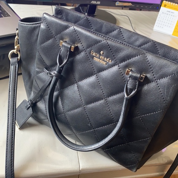 KATE SPADE black purse used gently - Picture 2 of 11